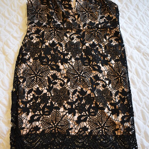 CLOSING SALE! 
Black Evening Cocktail Dress - Picture 4 of 9